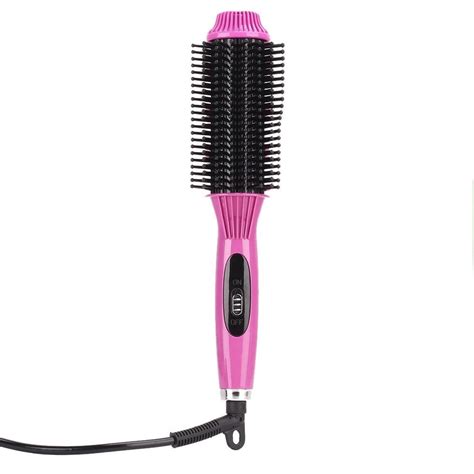 Professional Electric 2 In 1 Hair Styling Brush For Hair Straightening & Curling - Walmart.com ...