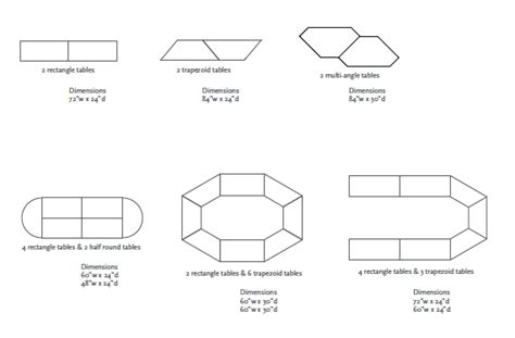 Modern Trapezoid Tables - Ambience Doré