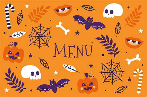 Funny Halloween design Halloween table mats - TenStickers