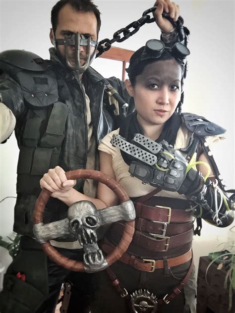 Mad Max Fury Road Halloween 2015 couples costume. Furiosa cosplay by Trinity / Merchant Heroes ...