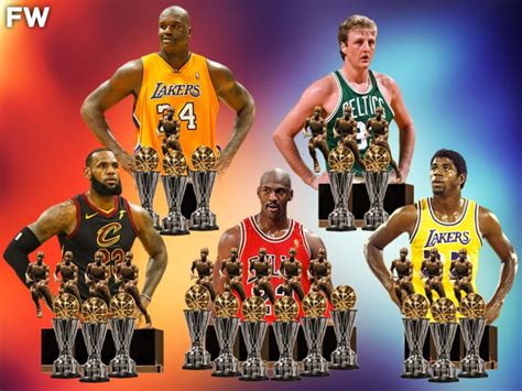 Top 10 NBA Players With The Most Finals And Regular Season MVPs Combined - Fadeaway World