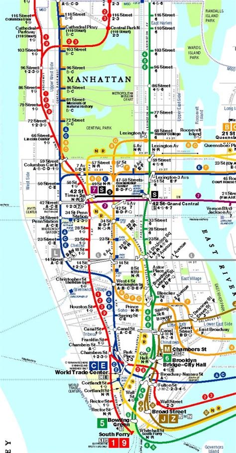 Printable Map Manhattan Pdf - Printable Maps