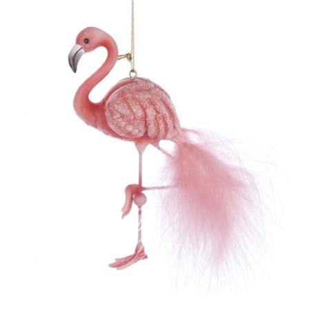 Pink Flamingo Tree Ornaments • Comfy Christmas