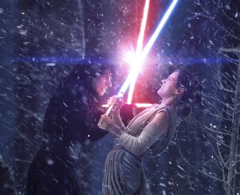 Rey And Kylo Ren Fighting With Lightsaber Wallpaper,HD Movies Wallpapers,4k Wallpapers,Images ...