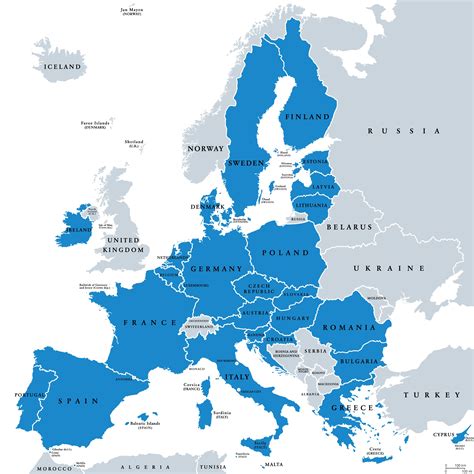 European Union Map 2024 Map - adelle kalina