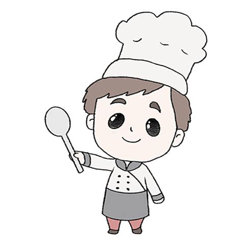 How to Draw a Chef - Easy Drawing Tutorial For Kids