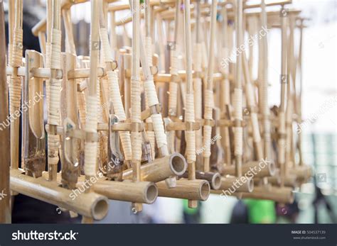 Angklung Is A Traditional Instrument From Indonesia Stock Photo ...