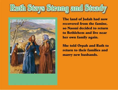 The Bible Story of Ruth in Pictures p3 - The Scripture Lady