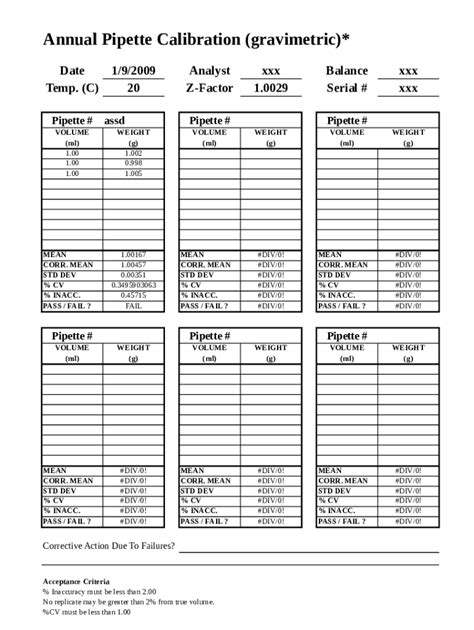 Pipette Calibration Worksheet: Complete with ease | airSlate SignNow