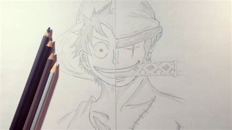 Easy Zoro Luffy Easy Zoro One Piece Drawing - art-puke