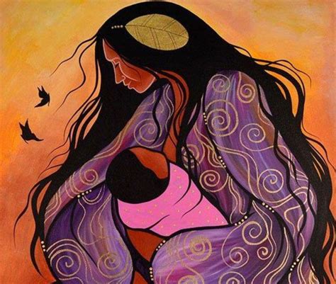 Pin by Linda Anne Brown on Parents and their sacred trust | Native american paintings, Native ...