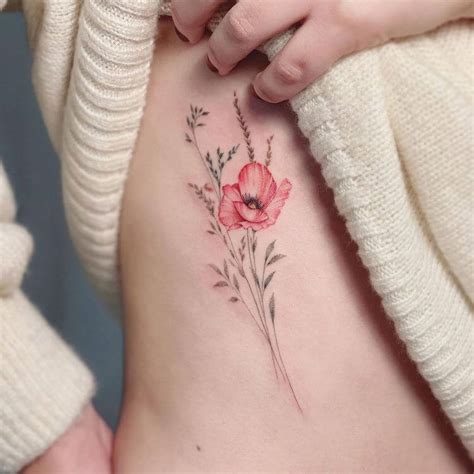 Share 76+ black poppy flower tattoo super hot - in.cdgdbentre