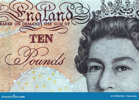 Ten Pound Bank Note-England. Royalty Free Stock Image - Image: 37896186