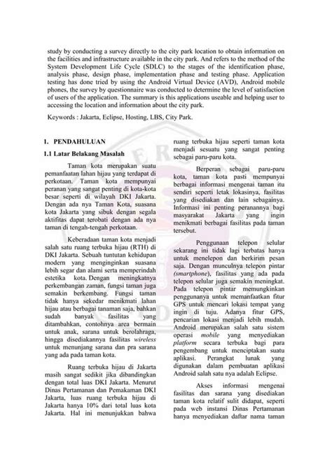 CONTOH JURNAL SKRIPSI GUNADARMA by Amber Rodriguez - Issuu