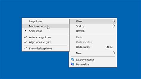 Change the size of your desktop icons in Windows - Microsoft Support