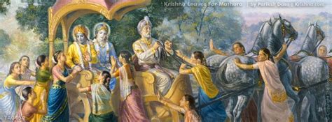 Krishna leaving for Mathura | Painting, Mathura, Art