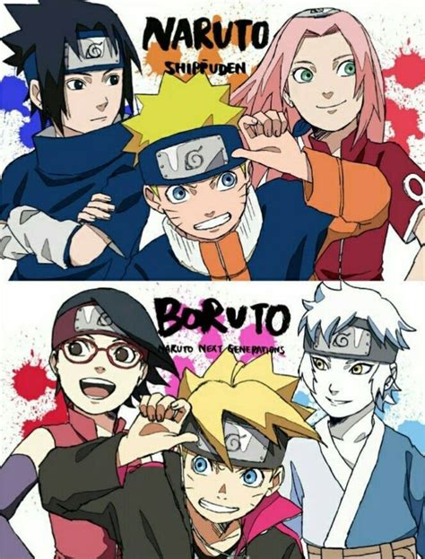 new and old team 7 - Boruto club Fan Art (41827335) - Fanpop