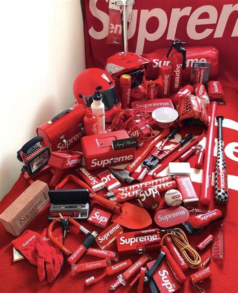 SUPREME ACCESSORIES IN RED | Supreme accessories, Supreme, Photo and video