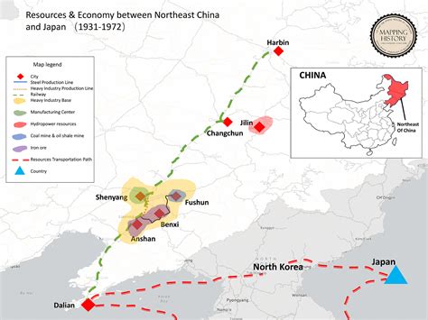 Manchuria Resources and Economy – Mapping History