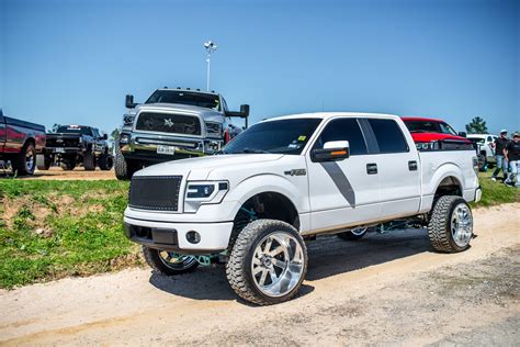 Fully Customized Ford F150 With White Custom LED Headlights and Fuel ...