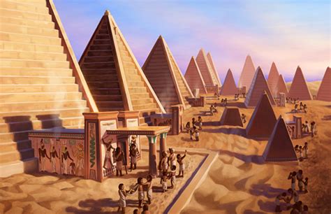 History of the Nubian Pyramids at Meroë on SCAD Portfolios