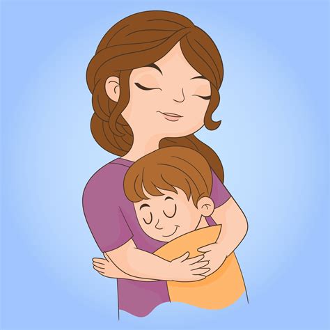 Son Hugging Mother 1967218 Vector Art at Vecteezy