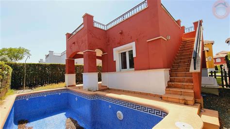 MAR MENOR GOLF RESORT 2 BED 2 BATH DETACHED VILLA WITH PRIVATE POOL Golf Property Store