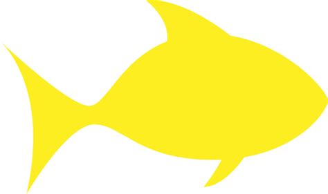 Yellow Fish Clip Art at Clker.com - vector clip art online, royalty ...