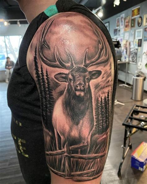 101 Best Elk Tattoo Ideas You Have To See To Believe!