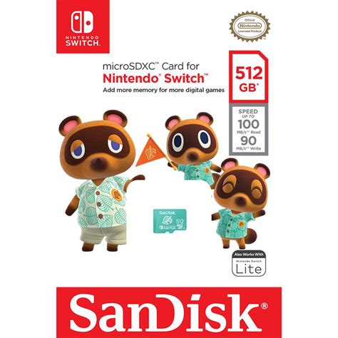 SanDisk Nintendo Switch MicroSD 512GB Memory Card - JB Hi-Fi