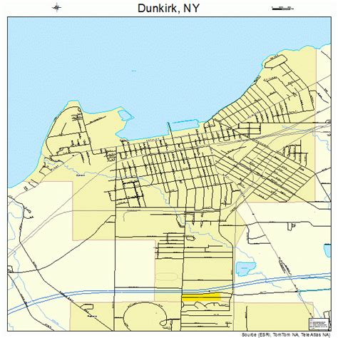 Dunkirk New York Street Map 3621105