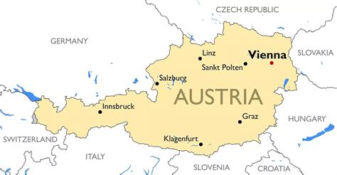 7 Maps of Austria - For summer vacation or skiing