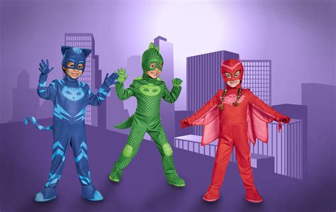 PJ Masks Costumes: Catboy, Owlette & Gekko - HalloweenCostumes.com