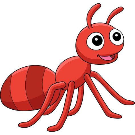 Premium Vector | Ant Animal Cartoon Colored Clipart Illustration