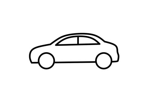 Car Outline Vector Art, Icons, and Graphics for Free Download