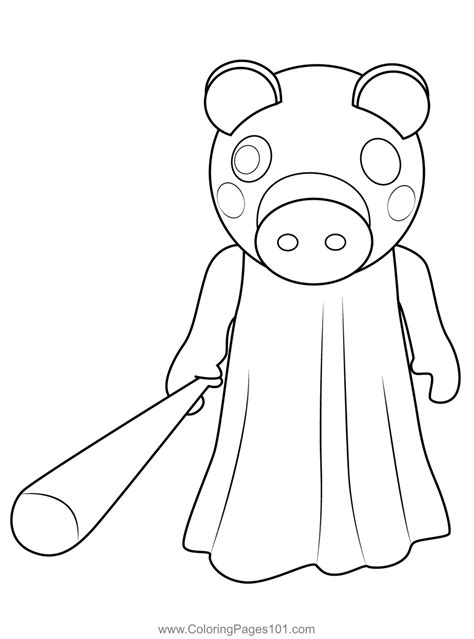 Piggy Roblox 3 Coloring Page Free Printable Coloring Pages – NBKomputer