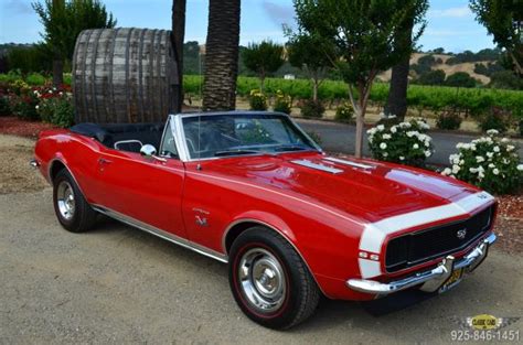 1967 Chevrolet Camaro RS/SS Convertible 396c.i. - CLASSIC CARS LTD, Pleasanton California