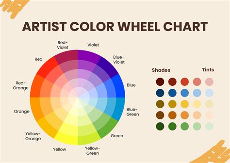 Simple Color Wheel Chart in Illustrator, PDF - Download | Template.net