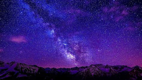 HD wallpaper: desert, stars, milky way, rock, night sky, starry, star ...