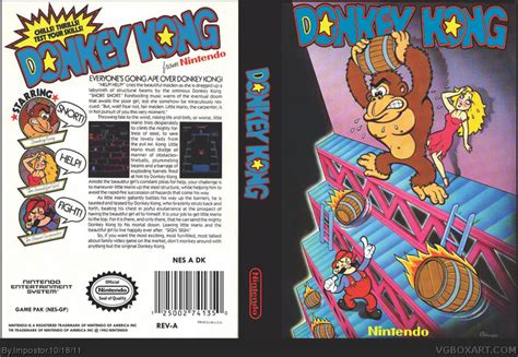 Donkey Kong NES Box Art Cover by Impostor