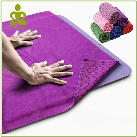 Non Slip Yoga Mat Cover Towel Anti Skid Microfiber Mat Size 183cm X 61cm 72''x24'' | Yoga mats ...