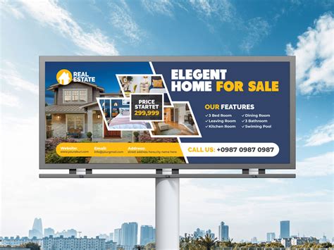 Real Estate Billboard ,Signage Design by Dipanjon Mondal on Dribbble