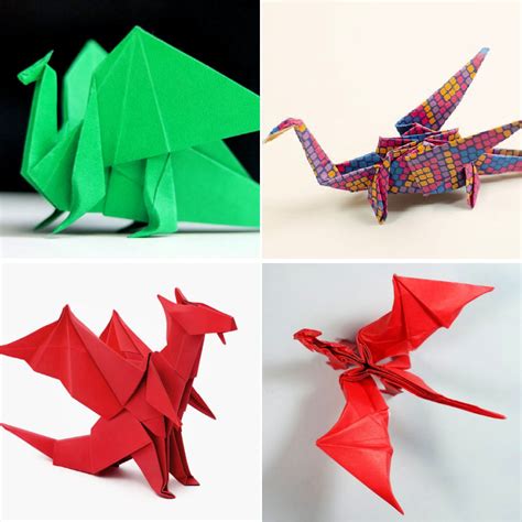 Beginner diy origami dragon - Derwing