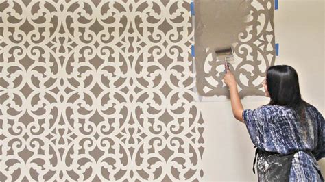 Creative & Modern Unique Stencil Wall Painting Ideas