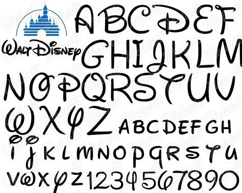 Free Svg Files Disney Font - 1059+ Svg Png Eps Dxf In Zip File - Free DF8