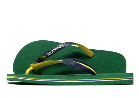 Lyst - Havaianas Brazil Mix Flip Flops in Green