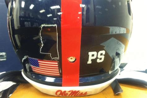 Ole Miss Football Team to Wear Helmet Decals in Memory of Teammate ...