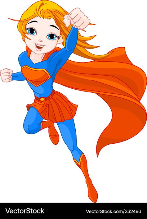 Super girl Royalty Free Vector Image - VectorStock