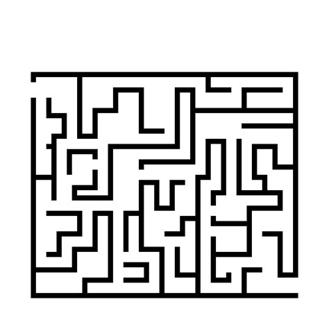 Maze stage 1 pixel art