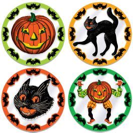 Plastic Vintage Halloween Placemats